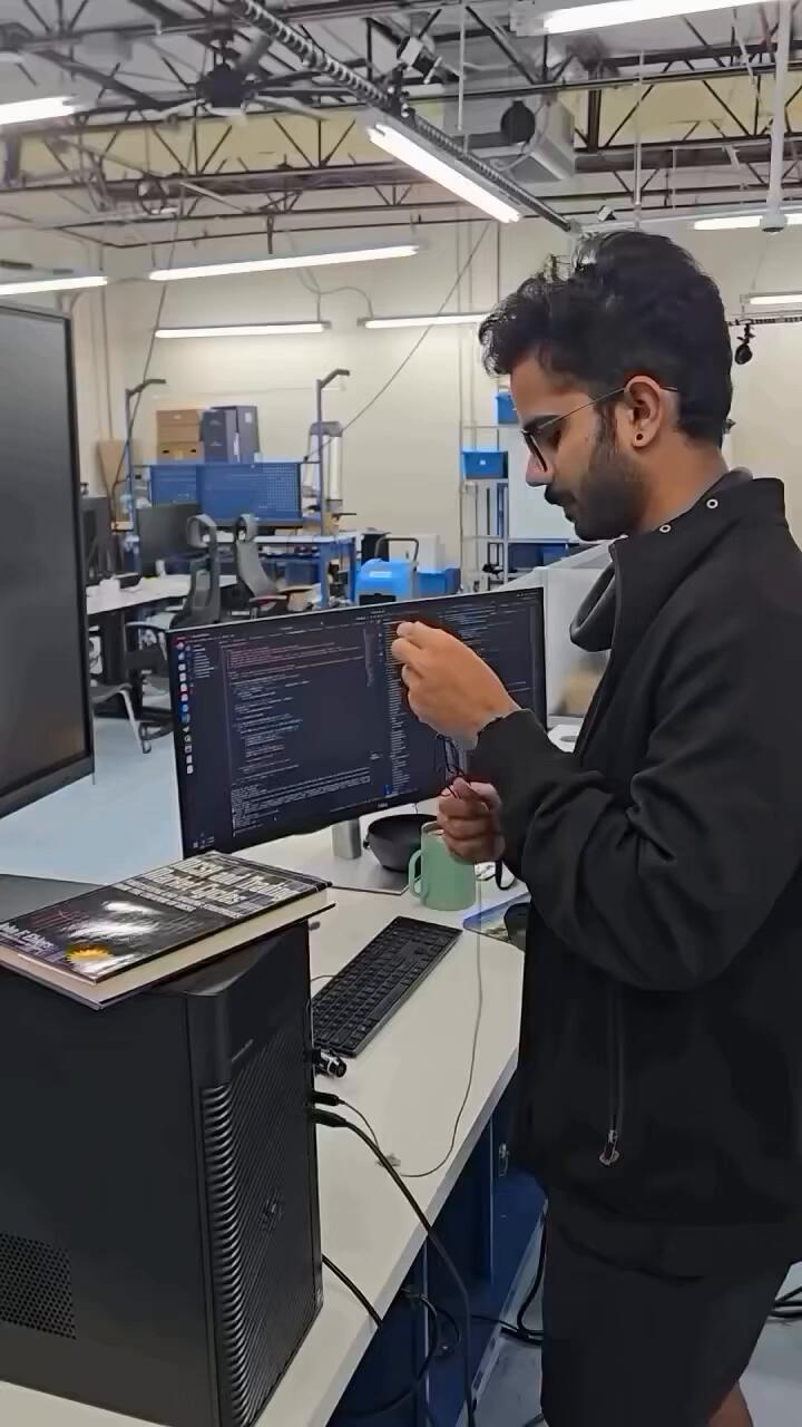 S-bot taking commands